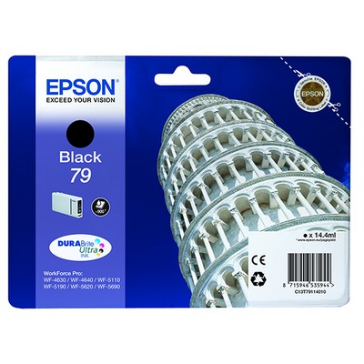 Foto principale Cartuccia originale Epson C13T79114010 79 Torre di Pisa NERO