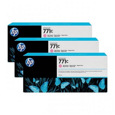 Foto principale Cartuccia originale Hp B6Y35A Multipack 771C (Conf. da 3 pz.) MAGENTA CHIARO