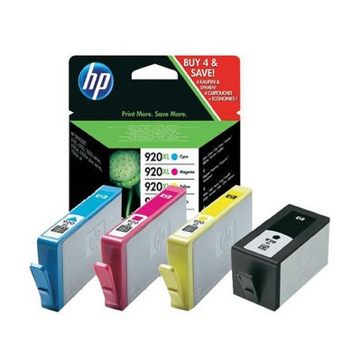 Foto principale Cartuccia originale Hp C2N92AE Multipack 920XL (Conf. da 4 pz.) NERO+COLORE