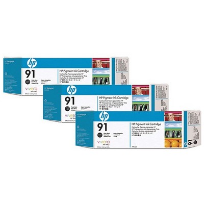 Foto principale Cartuccia originale Hp C9481A Multipack 91 (Conf. da 3 pz.) NERO FOTOGRAFICO