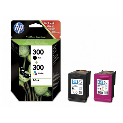 Foto principale Cartuccia originale Hp CN637EE Multipack 300 (Conf. da 2 pz.) NERO+COLORE