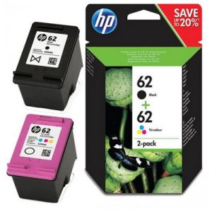 Foto principale Cartuccia originale Hp N9J71AE Multipack 62 (Conf. da 2 pz.) NERO+COLORE