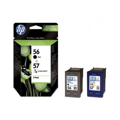 Foto principale Cartuccia originale Hp SA342AE Multipack 56/57 (Conf. da 2 pz.) NERO+COLORE