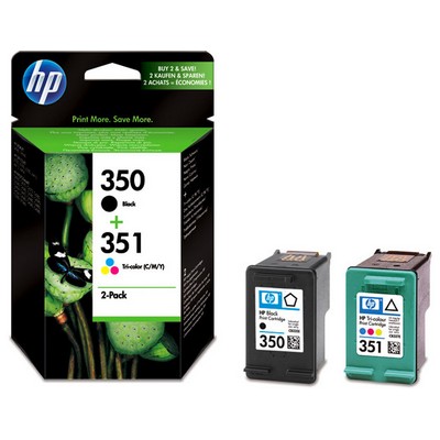 Foto principale Cartuccia originale Hp SD412EE Multipack 350/351 (Conf. da 2 pz.) NERO+COLORE