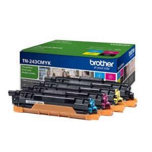 Foto principale Toner originale Brother TN-243CMYK Multipack TN-243 (Conf. da 4 pz.) NERO+COLORE