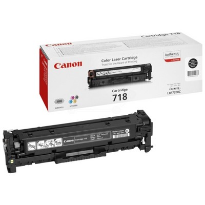 Foto principale Toner originale Canon 2662B002 718 NERO