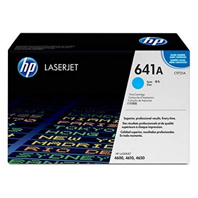 Foto principale Toner originale Hp C9721A 641A CIANO