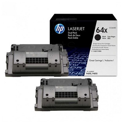 Foto principale Toner originale Hp CC364XD Multipack 64X (Conf. da 2 pz.) NERO