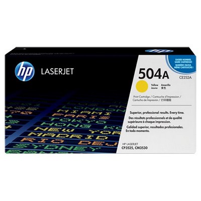 Foto principale Toner originale Hp CE252A 504A GIALLO