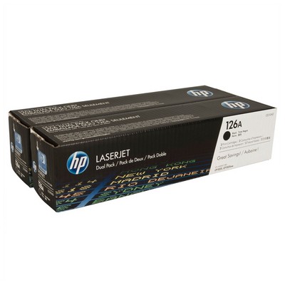 Foto principale Toner originale Hp CE310AD Multipack 126A (Conf. da 2 pz.) NERO