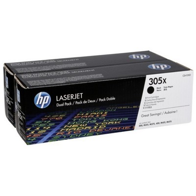 Foto principale Toner originale Hp CE410XD Multipack 305X (Conf. da 2 pz.) NERO