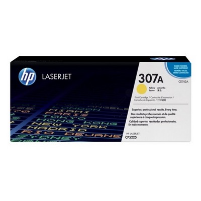 Foto principale Toner originale Hp CE742A 307A GIALLO