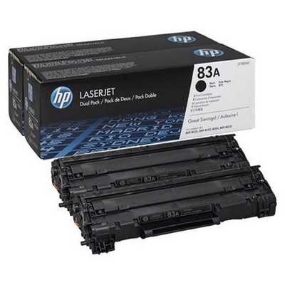 Foto principale Toner originale Hp CF283AD Multipack 83A (Conf. da 2 pz.) NERO