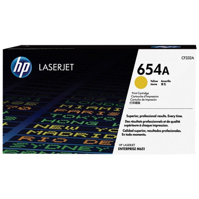 Foto principale Toner originale Hp CF332A 654X GIALLO