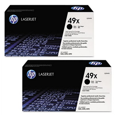 Foto principale Toner originale Hp Q5949XD Multipack 49X (Conf. da 2 pz.) NERO