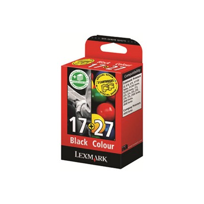 Foto principale Cartuccia originale Lexmark 80D2952B Multipack 17/27 (Conf. da 2 pz.) NERO