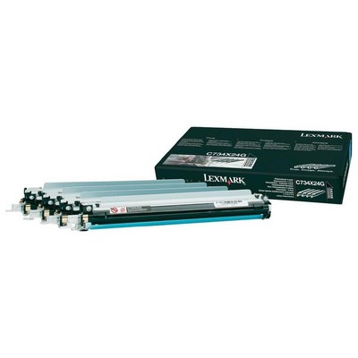 Foto principale Fotoconduttori originale Lexmark C734X24G Multipack (Conf. da 4 pz.) NERO+COLORE