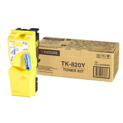 Foto principale Toner originale Kyocera-Mita 1T02HPAEU0 TK-820Y GIALLO