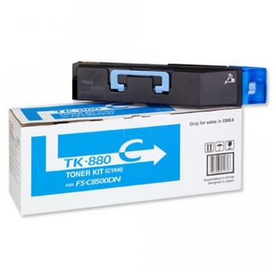 Foto principale Toner originale Kyocera-Mita 1T02KACNL0 TK-880C CIANO