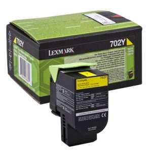 Foto principale Toner originale Lexmark 70C20Y0 702Y GIALLO