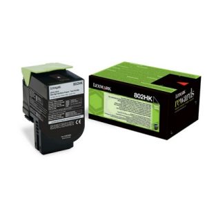 Foto principale Toner originale Lexmark 80C2HKE 802HK NERO