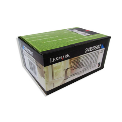 Foto principale Toner originale Lexmark 24B5587 CIANO