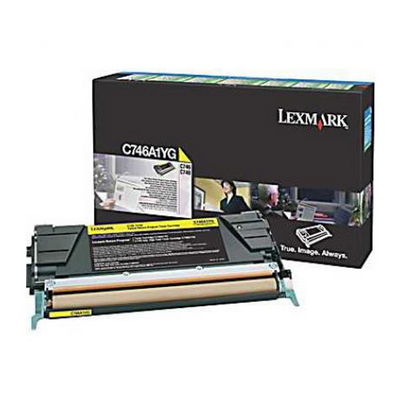 Foto principale Toner Lexmark X746A1YG originale GIALLO