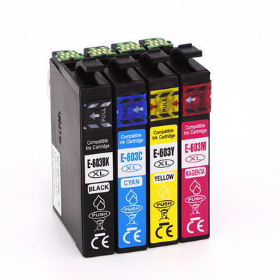 Clywenss Cartucce Compatibili 603XL 4 Colori (Nero+Ciano+Magenta+Giallo) Per Stampanti Epson XP E WF
