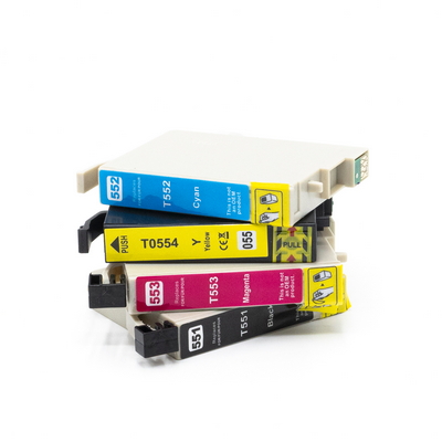 Foto principale 4 Cartucce Epson T0555 Multipack Nero + Colore compatibile
