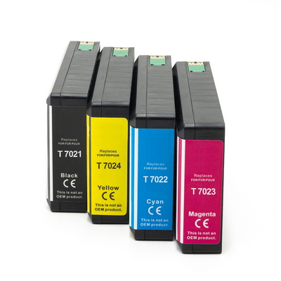 Foto principale 4 Cartucce Epson T7025 Multipack Nero + Colore compatibile