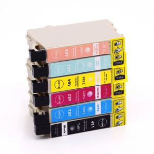 Foto principale 6 Cartucce Epson T0487 Multipack Nero + Colore compatibile