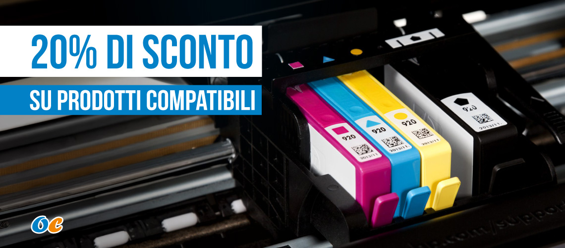 Fino 20% di sconto sui compatibili