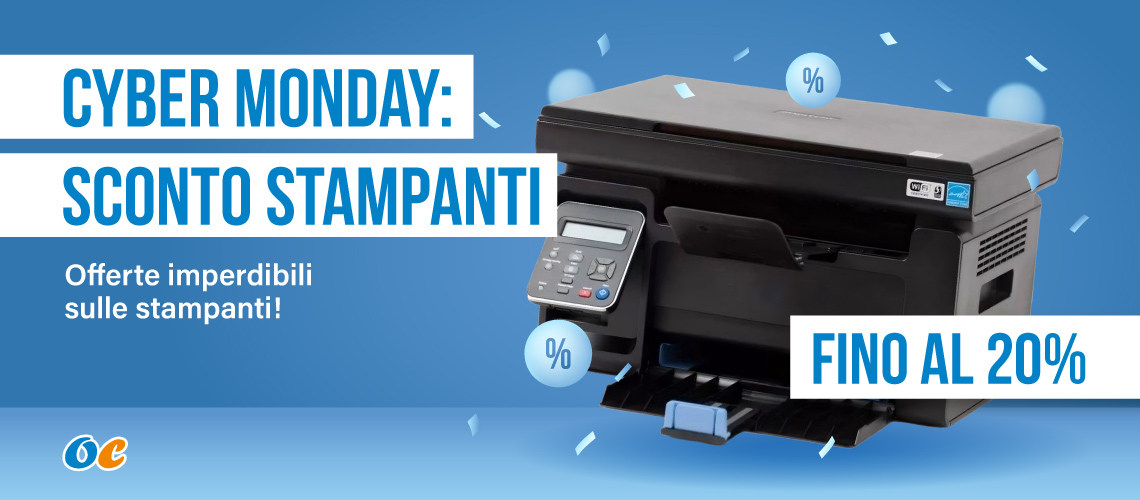 CYBER MONDAY: Fino al - 20% sulle stampanti