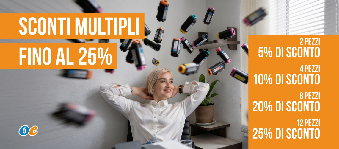 Promozione sconti multipli fino al 25%