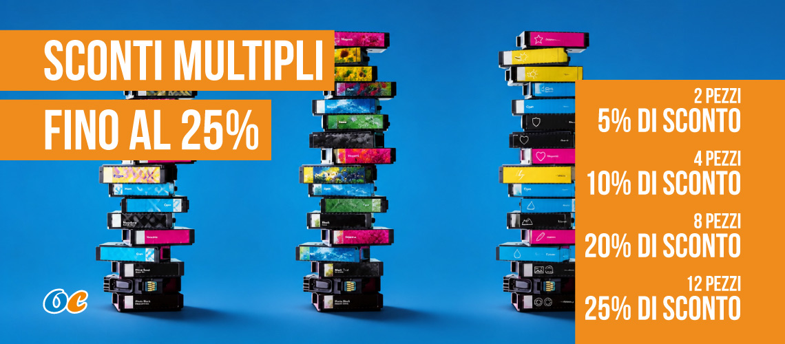 Promozione sconti multipli fino al 25%