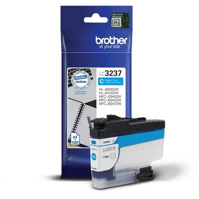 Cartuccia Brother LC-3237C originale CIANO