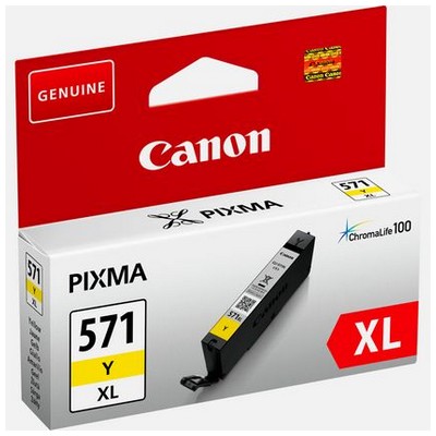 Cartuccia Canon 0334C001 CLI-571YXL originale GIALLO