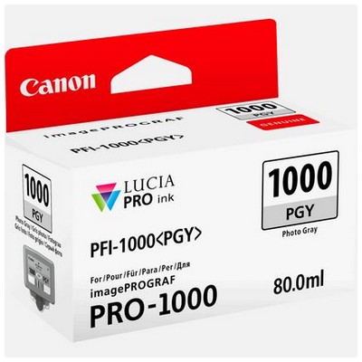 Cartuccia Canon 0553C001 PFI-1000PGY originale GRIGIO CHIARO