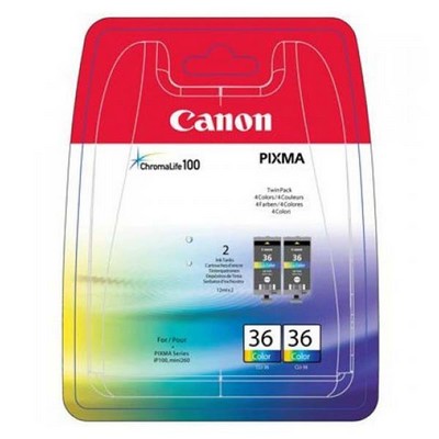 Cartuccia Canon 1511B018 CLI-36 (Conf. da 2 pz.) originale COLORE