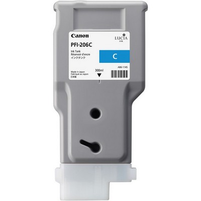 Cartuccia Canon 5304B001AA PFI-206C originale CIANO
