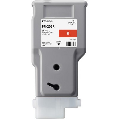 Cartuccia Canon 5309B001AA PFI-206R originale ROSSO