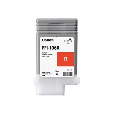 Cartuccia Canon 6627B001AA PFI-106R originale ROSSO