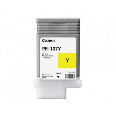 Cartuccia Canon 6708B001AA PFI-107Y originale GIALLO