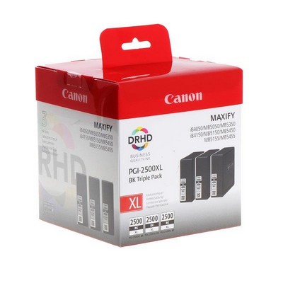 Cartuccia Canon 9254B009 Multipack PGI-2500XL (Conf. da 3 pz.) originale NERO