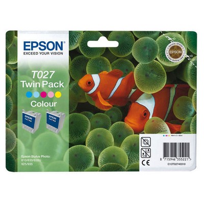 Cartuccia Epson C13T02740310 (Conf. da 2 pz.) originale COLORE