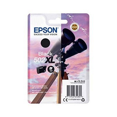 Cartuccia Epson C13T02W14010 502 XL Binocolo originale NERO
