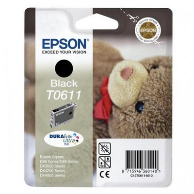 Cartuccia Epson C13T06114010 originale NERO