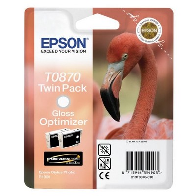 Cartuccia Epson C13T08704010 (Conf. da 2 pz.) originale OPTIMIZER