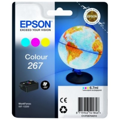 Cartuccia Epson C13T26704010 T26 Globo originale COLORE