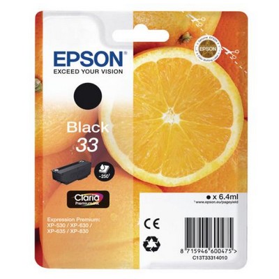 Cartuccia Epson C13T33314010 T33 Arancia originale NERO